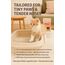 Flamingo Katzenstreu - katzenstreu klumpstreu - Babypuderduft - 12L (12KG) für 10 Wochen - Herkunft Kanada - mit superfeiner Körnung - auch für Kätzchen - Ideal für 1 oder mehrere Katzen