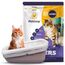 Pettiny Jumbo Katzentoilettenbeutel mit Zugbändern – 20er Pack Kratzfeste Tüten für Riesige Katzentoilette