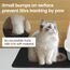 Katzenklo Matte, 50x40 cm Katzenstreu Matte, Doppelte Schichte Non-Slip wasserdichte Entwurf Katzenmatte Katzenklo, Bienenwabe Matte Katzentoilette, Cat Litter Mat Streu Kontrolle