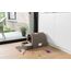 Curver petlife Katzentoilette mit Deckel, Katzenklo inklusive Schaufel, Moderne Rattangeflecht-Optik, Mokka, 51,5 x 38,5 x 40 cm, mokka