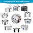 Vindox Katzenbrunnen Filter,Ersatzfilter für Edelstahl Trinkbrunnen Katzen,Trinkbrunnenfilter Haustierfilter für Katzen und Hunde Wasserbrunnen