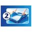 CATSAN Smart Pack – Nichtklumpende Katzenstreu auf saugfähigem Vlies – 1 Packung mit 2 Packs 8L (2x 4L), 4kg