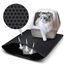 Katzenklo Matte, 75x55 cm Katzenstreu Matte, Doppelte Schichte Non-Slip wasserdichte Entwurf Katzenmatte Katzenklo, Bienenwabe Matte Katzentoilette, Cat Litter Mat Streu Kontrolle