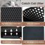 Katzenklo Matte, 75x55 cm Katzenstreu Matte, Doppelte Schichte Non-Slip wasserdichte Entwurf Katzenmatte Katzenklo, Bienenwabe Matte Katzentoilette, Cat Litter Mat Streu Kontrolle