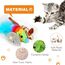 Adiwo Kkatzenspielzeug Maus, 9 Stück Katzenminzen Spielzeug Plüsch Maus mit Katzenminze Plüsch Katzenspielzeug Interaktives Katzenspielzeug Spielzeug für Katzen und Kätzchen Spielzeug Mäuse