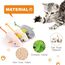 Adiwo Katzenspielzeug Maus, 9 Stück Plüsch Maus mit Katzenminze, Interaktives Katzenspielzeug für Katzen und Kätzchen, Ideal für kleine Rassen