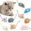 Xinstroe 9 Stück Katzenminzen Spielzeug, Plüsch Maus Kitten Spielzeug Katzenspielzeug mit Katzenminze Mäuse Catnip Toy katzenspielzeug fur Katze und Kitten, Grau,Kaffee,Grau,Braun,Hellgrau,Rosa,Beige