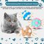 Yasdyri Katzenspielzeug Bälle mit Glöckchen 6 Stück Interaktives Katzenspielzeug Ball Soft Katzenbälle Filzbälle Katze für Innen Spielen Kauen Kratzen