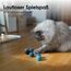 LucyBalu® Filzbälle für Katzen | Katzenspielzeug | Katzenbälle aus Filz | Spielsachen aus 100% Wolle | Natürliches Spielzeug für Kätzchen | Spielbälle Fair aus Nepal | 6 Stück | Blau
