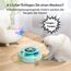 GoldenSun 3 in 1 Katzenspielzeug, Interaktives Elektrisch Automatischer Spielzeug für Katzen, Whack-A-Mole, Fluttering Butterfly, inklusive Ball, USB Wiederaufladbar Katzen Teaser mit 4 Aufsätzen