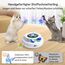 GoldenSun Katzenspielzeug, 3 in 1 Elektrisch Interaktives Automatischer Spielzeug für Katzen, Whack-A-Mole, Fluttering Butterfly, inklusive Ball, USB Wiederaufladbar Katzen Teaser mit 4 Aufsätzen