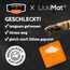 QCHEFS Schleckmatte Kitty mit ZahnputzKOHLE für Katzen zum Schlecken von der Futtermatte. Zahnpflege & Probiotik für Darm als Futter Topping mit der Lieblingsleckerei auf der Leckmatte bei Mundgeruch