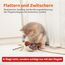 Potaroma Katzenspielzeug – Flatternder Spatz, realistische Zwitscherlaute, wiederaufladbar, berührungsaktiviert, interaktives Spielzeug mit Katzenminze für alle Katzenrassen, 10,2 cm