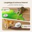 FEELNEEDY Katzenspielzeug, Spielzeug für Indoor, Versteckspielzeug für Kätzchen, Whack a Mole Motion, Elektronisches Katzen Spielzeug für Übungen