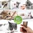 Vunpok 10 Stück Katzenminze Sticks, Katzenminze Spielzeug, Kauholz für Katzen, Gegen Mundgeruch, Kauspielzeug für Zahnpflege und gesunde Kaugewohnheiten