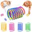 Grantop 40 Stück Katze Spielzeug, Buntes kreatives Kunststoff Spiralfedern Spirale,Spielzeug Neuheit Haustiere Bunte Spiralfedern Spring Spirale für Katze (40 Stück)
