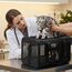 Conlun Hundetransportbox Weichseitig, Große Tasche für Katzen mit Innenleine, Transport für große Katzen und mittelgroße Hunde bis 9 kg, Zusammenklappbare Reisetasche für Welpen -Türkis,L