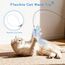 Pawaboo Katzenspielzeug - Interaktives Katzenangel Katze Spielzeug Katzen-Spielstab Katzenspielzeug-Stab mit Federn und 88cm Stab und Glocken für Kätzchen oder Katze, Blau Schmetterling