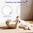 Pawaboo Katzenspielzeug - Interaktives Katzenangel Katze Spielzeug Katzen-Spielstab Katzenspielzeug-Stab mit Federn und 88cm Stab und Glocken für Kätzchen oder Katze, Blau