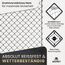 VAYPET® Katzennetz für Balkon ohne Bohren inkl. Klebehaken & Silikonkleber I Robustes Katzennetz drahtverstärkt & wetterfest I Einfach mit dem Katzennetz Balkon, Fenster & Terrasse sichern (4x3m)
