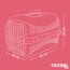 Kerbl Pet Transportbox Expedion, Creme/Taupe, 45x30x30 cm, Hundebox, Katzenbox, Hundetransport, Kunststoff, kleine Hunde, Katzen