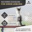 VAYPET® Katzennetz für Balkon ohne Bohren inkl. Klebehaken & Silikonkleber I Robustes Katzennetz drahtverstärkt & wetterfest I Einfach mit dem Katzennetz Balkon, Fenster & Terrasse sichern (4x3m)