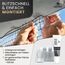 VAYPET® 50 Klebehaken transparent & Silikonkleber [30ml] zur Befestigung vom Katzennetz für Balkon ohne Bohren I Katzennetz ohne Bohren schnell befestigt Dank Stabiler Klebehaken Outdoor wetterfest