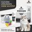 VAYPET® 50 Klebehaken transparent & Silikonkleber [30ml] zur Befestigung vom Katzennetz für Balkon ohne Bohren I Katzennetz ohne Bohren schnell befestigt Dank Stabiler Klebehaken Outdoor wetterfest