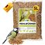 EWL Naturprodukte Mehlwürmer getrocknet 5 L (800 g), Insektensnack für Vögel, Fische, Schildkröten, Nager und Reptilien, Vogelfutter, Wildvögel, Eichhörnchenfutter, Igelfutter, Ganzjährig