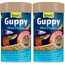 Tetra Guppy Mini Flakes - Fischfutter für alle Guppys, feines Flockenfutter für eine ausgewogene und nährstoffreiche Ernährung, 100 ml Dose (Packung mit 2)