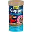 Tetra Guppy Colour Mini Flakes - Fischfutter für alle Guppys, feines Flockenfutter für kräftige Farben, 250 ml Dose