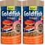 Tetra Goldfish Crisps - Fischfutter in Crisp-Form für alle Goldfische und andere Kaltwasserfische, 250 ml Dose (Packung mit 2)