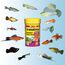 JBL NovoGranoColor 30097, Alleinfutter für kleine farbenprächtige Aquarienfische, Nachfülldose, Granulat, 100 ml