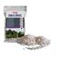 Amtra Ghiaia Noa - Natürlicher Aquarienkies, dekorativer Boden, grobkörnige weiße Körner Größe 2-5 mm, Größe 5 kg