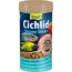 Tetra Cichlid Shrimp Sticks - ausgewogenes und vollwertiges Fischfutter für alle fleischfressenden Cichliden, mit hohem Shrimpanteil, 250 ml Dose