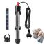 FEDOUR 50W 15-50L Aquarium Heizung, Verdicktes Quarzglas Aquarienheizer, Temperatur Einstellbare Aquarium Heizer Mit Saugnäpfen/Thermostat