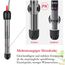 FEDOUR 50W 15-50L Aquarium Heizung, Verdicktes Quarzglas Aquarienheizer, Temperatur Einstellbare Aquarium Heizer Mit Saugnäpfen/Thermostat