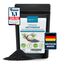 AGUALEVE® Premium Aktivkohle Granulat 200g aus Kokosnussschalen - Die Nr. 1 - Pflanzen, Katzenklo, Aquarium, & Co. - 100% natürlich, frei von chemischen Zusätzen und Bitumen - Körnung: 0,5-2,5mm
