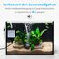 NICREW Aquarium Luftpumpe, Nano Silent Mini Sauerstoffpumpe mit Rückschlagventil, Sehr Leise <33dB Aquarium Zubehoer für Nanoaquarien