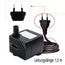 180L/H 3W Mini-Tauchpumpe, Ultra Leise Aquarium Pumpe mit 1.3m Netzkabel，mit 1 Düsen für Brunnenaquarium， Aquarium, Teichgarten EU-Stecker