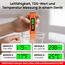 Measury Mikrosiemens Messgerät und PPM Messgerät Wasser, Wassertester Trinkwasser, TDS Messgerät für Trinkwasser, EC Messgerät, Leitwertmessgerät Aquarium - Leitfähigkeitsmessgerät Wasser Tester