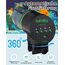 Papettly Futterautomat Aquarium, Automatischer Fischfutterautomat für Aquarium mit Batteriebetrieben, Fische Fischfutterspender 200ml, 2 AAA-Batterien im Lieferumfang enthalten, Fischfutterschwimmring