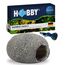 HOBBY Aquaristik Marble Cave 3 I 7 x 6 x 5 cm I Brut- und Versteckhöhle für Aquarien I Aquarium Dekoration I Deko Höhle für Zwergbuntbarsche, Welse und Garnelen I natürliches Aquariumzubehör
