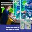 7 in 1 Aquarium Teststreifen, 100 Streifen Aquarium Test Kit zum Testen von PH Nitrit Nitrat Gesamthärte, freies Chlor, Gesamtalkalität, Karbonat, Genaue Salzwasser, Süßwasser Aquarium Wasserprüfung