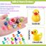 XIMISHOP 200 Stück Mini Enten Harz, 20 Farben Miniatur Ducks Kleine Figuren Bunte Tiere Enten für Dekoration Aquarium Miniaturgarten Puppenhaus Handwerk Landschaftsgärten, Bonsai, Fischbecken