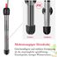 FEDOUR 100W 40-120L Aquarium Heizung, Verdicktes Quarzglas Aquarienheizer, Temperatur Einstellbare Aquarium Heizer Mit Saugnäpfen/Thermostat