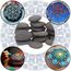 Hisredsun 9 Stück Flache Steine zum Bemalen, 5–8 cm Glatte Große Kieselsteine, Dekosteine Naturstein,Natürlicher Flussstein für Mandala Bemalen,Zen Garten,Blumentöpfen und Aquarien