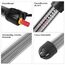 FEDOUR 100W 40-120L Aquarium Heizung, Verdicktes Quarzglas Aquarienheizer, Temperatur Einstellbare Aquarium Heizer Mit Saugnäpfen/Thermostat