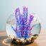Vivifying Künstliche Aquarium Pflanzen 2 Stück, Aquarium Deko Orange & Dunkelblau, Kunststoff Wasserpflanzen für Miniteich & Fischbecken, 25cm Deko Pflanzen