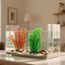 Vivifying Künstliche Aquarium-Pflanzen, 2 Stück 25cm Groß Plastik-Pflanze für Fisch-Tanks